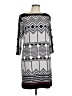Studio One Chevron-herringbone Gray Casual Dress Size 10 - photo 1