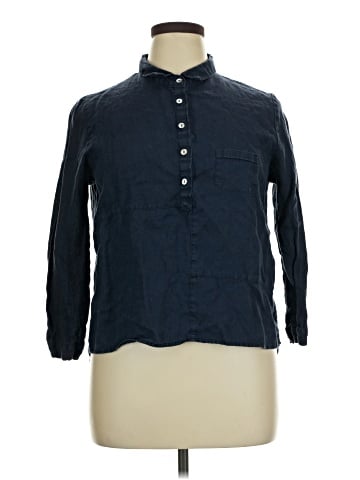 Flax Long Sleeve Button-Down Shirt (view 1)
