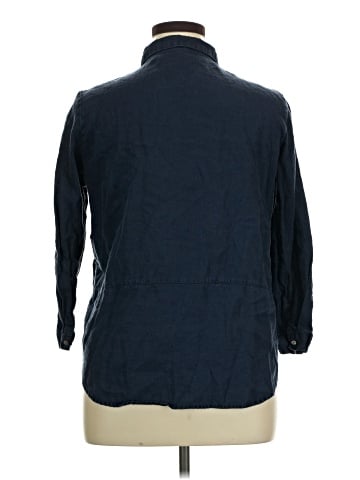 Flax Long Sleeve Button-Down Shirt (view 2)