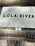 Lola River 100% Viscose Plaid Brown Long Sleeve Button-Down Shirt Size S - photo 7