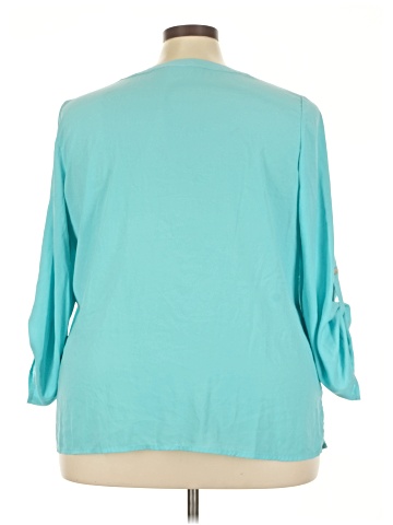 Susan Graver 3/4 Sleeve Blouse (view 2)