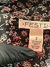 Festi 100% Polyester Floral Black Long Sleeve Blouse Size 2 Plus - photo 7
