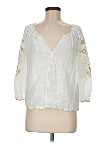 Max Studio 3/4 Sleeve Blouse (view 1)