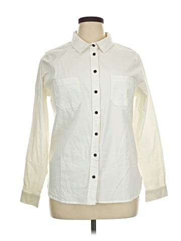 Brooke Shields Timeless Long Sleeve Button-Down Shirt (view 1)