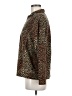 Lands' End 100% Polyester Animal Print Brown Jacket Size M (petite) - photo 5