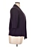 Perceptions Purple 3/4 Sleeve Top Size 0X (petite) - photo 4