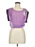Leifnotes Purple Short Sleeve Top Size 4 - photo 1