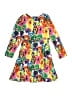 Assorted Brands 100% Polyester Print Yellow Dress Size 110 cm / US 5-6 - photo 2