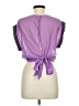 Leifnotes Purple Short Sleeve Top Size 4 - photo 2