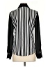 Forever 100% Polyester Stripes Black Long Sleeve Blouse Size S - photo 2