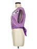 Leifnotes Purple Short Sleeve Top Size 4 - photo 5