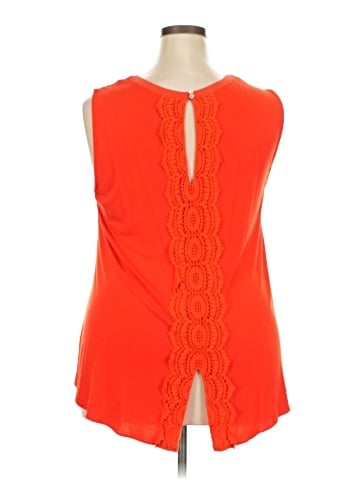 Pale Sky Sleeveless Blouse (view 2)