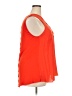 Pale Sky 100% Rayon Orange Sleeveless Blouse Size 2X - photo 4