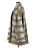 REPEAT Silver Edition Plaid Gray Wool Coat Size S - photo 5