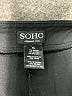 SOHO Apparel Ltd Solid Black Shorts Size XL - photo 3