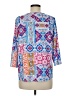 Ruby Rd. Blue 3/4 Sleeve Blouse Size M (petite) - photo 2