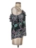 Parker 100% Polyester Black Teal Sleeveless Blouse Size XS - photo 4