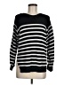 FUZZI Stripes Black Pullover Sweater Size M - photo 1