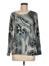Vex Animal Print Silver Pullover Sweater Size M - photo 1