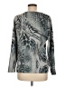 Vex Animal Print Silver Pullover Sweater Size M - photo 2