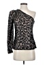 Express 100% Nylon Black 3/4 Sleeve Top Size S - photo 1