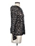 Express 100% Nylon Black 3/4 Sleeve Top Size S - photo 4