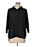metaphor 100% Polyester Black 3/4 Sleeve Blouse Size L - photo 1