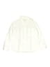 Zara 100% Cotton Solid Ivory Long Sleeve Button-Down Shirt Size 7 - photo 1
