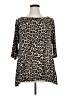Chico's Animal Print Brown 3/4 Sleeve T-Shirt Size XL Petite (3) - photo 1