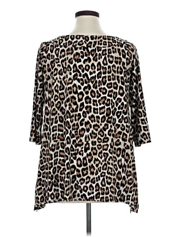 Chico's 3/4 Sleeve T-Shirt (view 2)