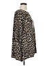 Chico's Animal Print Brown 3/4 Sleeve T-Shirt Size XL Petite (3) - photo 4