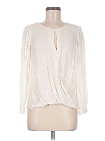 Rebecca Taylor Long Sleeve Silk Top (view 1)