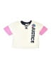 Justice Color Block Ivory Short Sleeve T-Shirt Size 7 - 8 - photo 1
