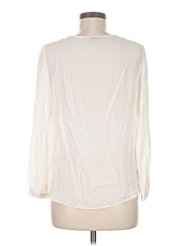 Rebecca Taylor Long Sleeve Silk Top (view 2)
