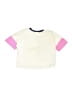 Justice Color Block Ivory Short Sleeve T-Shirt Size 7 - 8 - photo 2
