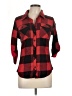 Ci Sono Plaid Red 3/4 Sleeve Blouse Size L - photo 1