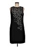 Calvin Klein 100% Polyester Stars Black Cocktail Dress Size 6 - photo 1