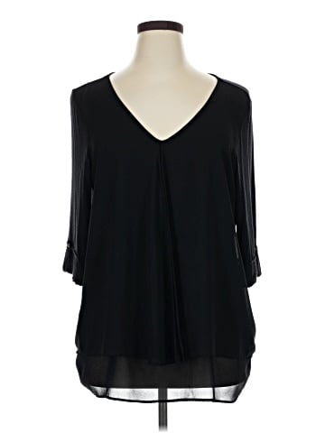 Bobeau 3/4 Sleeve Blouse (view 1)