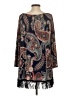 Honeyme Paisley Blue Long Sleeve Blouse Size S - photo 2