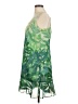 CAbi 100% Polyester Tropical Green Cocktail Dress Size M - photo 5