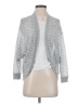Sparkle & Fade 100% Polyester Silver Cardigan Size XS - photo 1