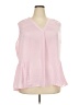 Vince Camuto 100% Polyester Pink Sleeveless Blouse Size 3X - photo 1