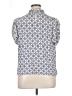 Ann Taylor LOFT 100% Rayon Silver Short Sleeve Blouse Size XL - photo 2