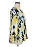 Ellen Tracy Yellow 3/4 Sleeve Blouse Size XL - photo 4