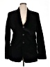 Theory 100% Cotton Black Blazer Size 42REG - photo 1