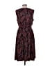 Covington Paisley Burgundy Cocktail Dress Size L - photo 2