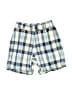 Janie and Jack 100% Cotton Plaid Blue Shorts Size 3-6 mo - photo 1