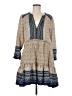 Veronica Beard 100% Silk Paisley Tan Casual Dress Size 8 - photo 1