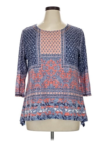 Ruby Rd. 3/4 Sleeve Blouse (view 1)