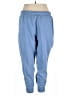 DSG Solid Blue Casual Pants Size XXL - photo 2